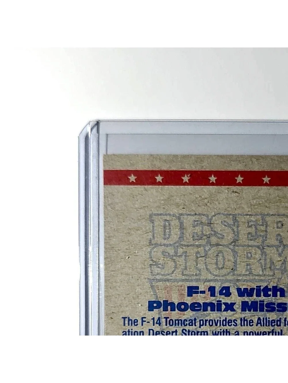 Phoenix Missiles on F-14 1991 Topps Desert Storm #23 Card - Picture 7 of 10